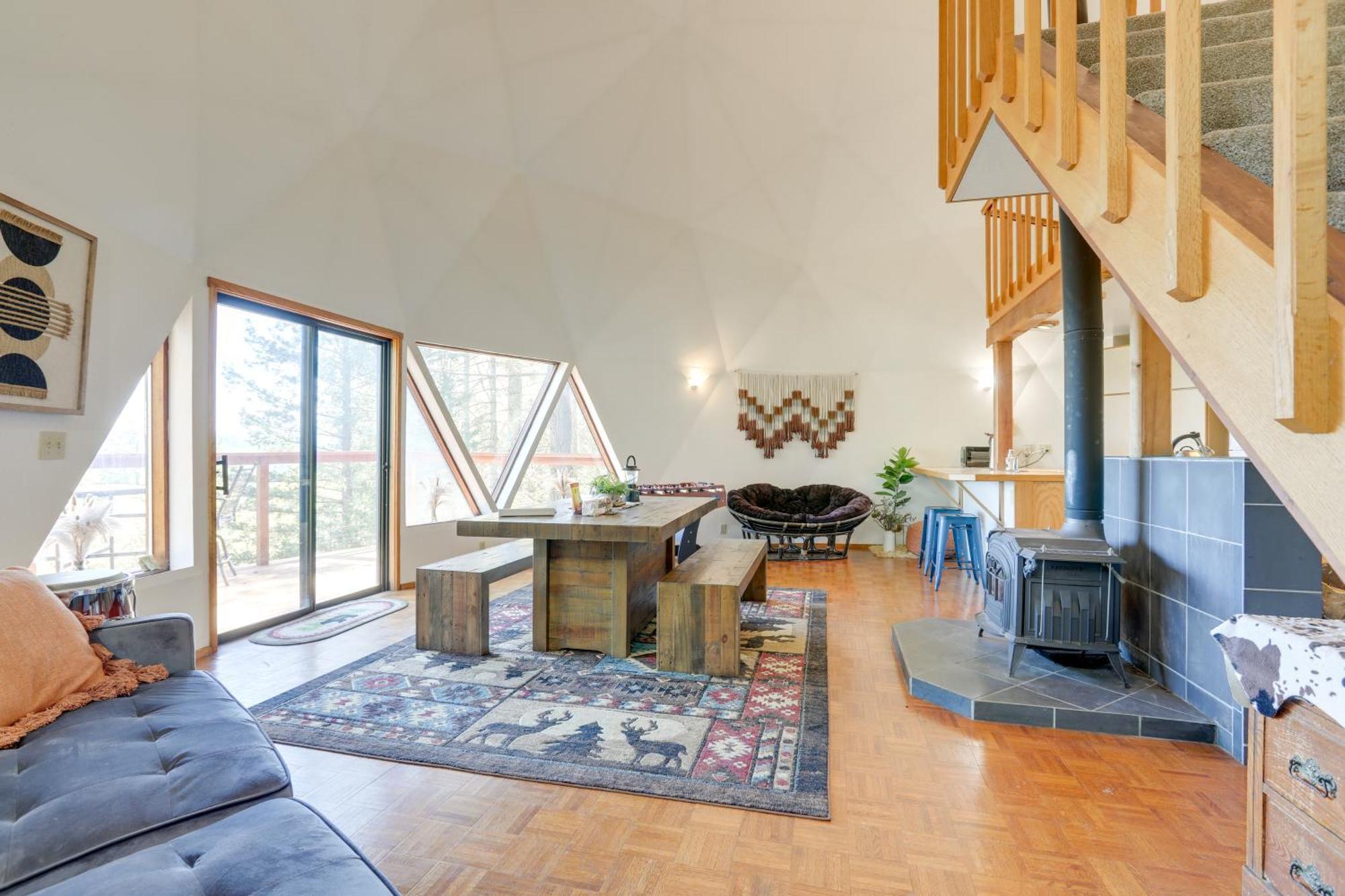 Off-Grid Nevada City Geodesic Dome House With Views! Экстерьер фото